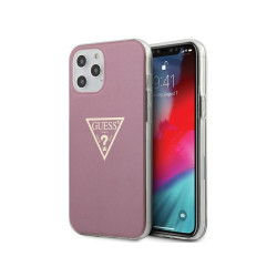 Guess iPhone12 Pro Max pink hardcase Metallic Collection