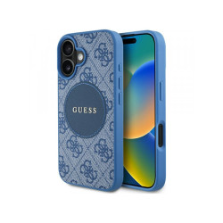 Guess iPhone 16 blue 4G Circle Classic Logo MagSafe