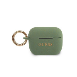 Guess AirPods Pro cover khaki Silicone Glitter