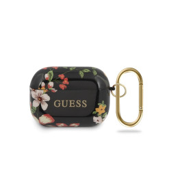 Guess AirPods Pro cover black N.4 Flower Collection