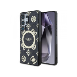 Guess Samsung S25 Ultra black 4G Background Gold Elec. Peony Pattern MagS.