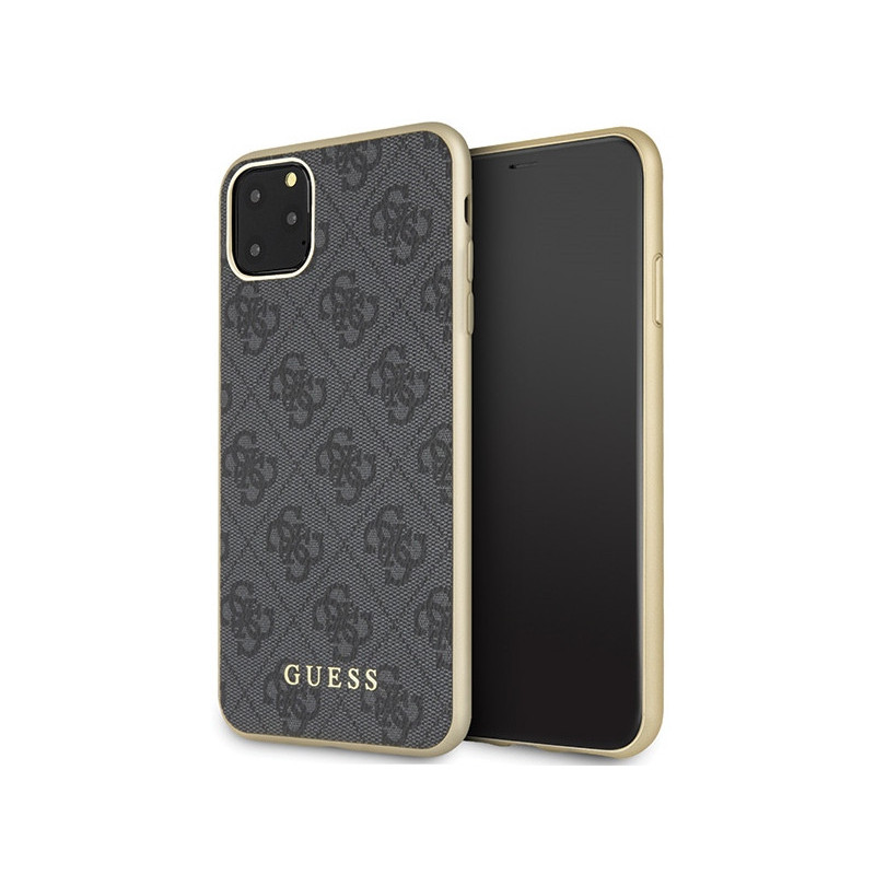 Guess iPhone 11 Pro Max grey hardcase 4G Collection