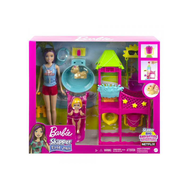 Mattel Barbie Skipper First Jobs Big Babysitting Adventure HKD80
