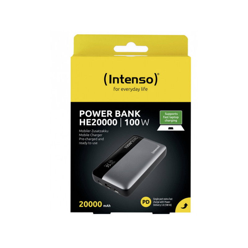 Intenso Powerbank HE20000 100W Gris/Noir (7350050)