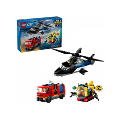 LEGO City - Combination set helicopter. fire truck and submarine (60462)