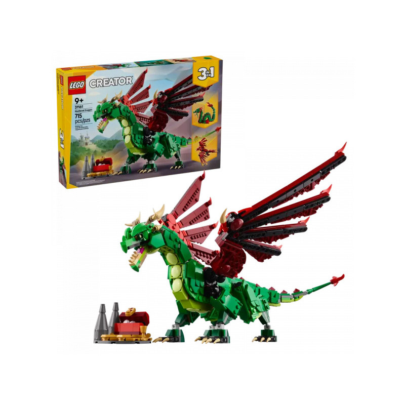 LEGO Creator 3 in 1 - Green Dragon (31161) LEGO Creator 3 in 1 - Green Dragon (31161)