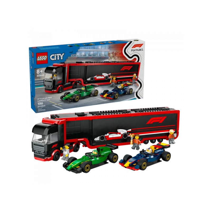 LEGO City - F1 Transporter with RB20 & AMR24 Racing Cars (60445) LEGO City - F1 Transporter with RB20 & AMR24 Racing Cars (60445)