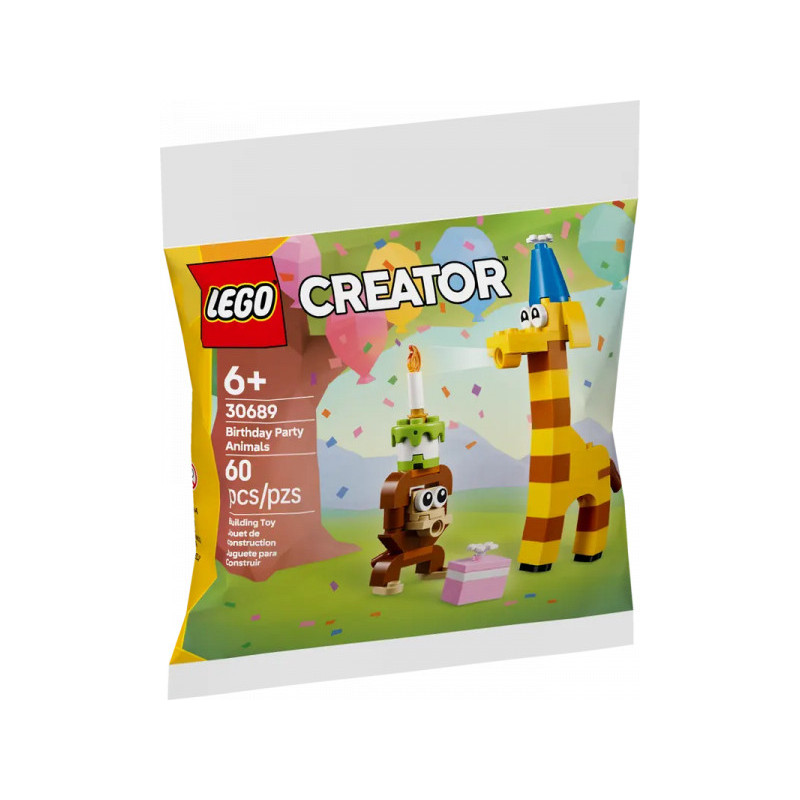 LEGO Creator - Polybag Birthday Party Animals Creator (30689) LEGO Creator - Polybag Birthday Party Animals Creator (30689)