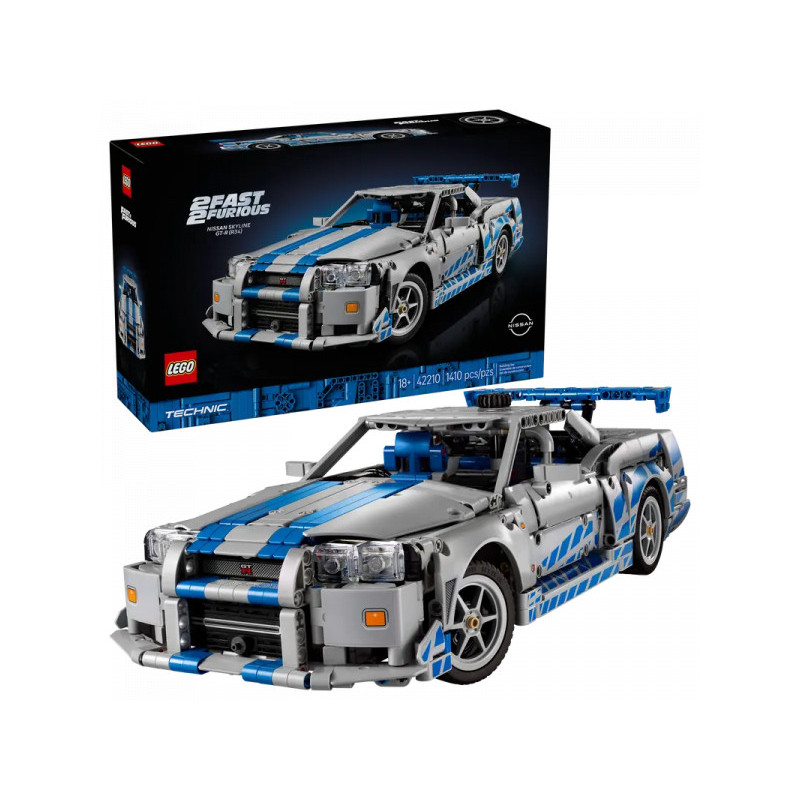 LEGO Technic - 2 Fast 2 Furious Nissan Skyline GT-R R34 (42210) LEGO Technic - 2 Fast 2 Furious Nissan Skyline GT-R R34 (42210)