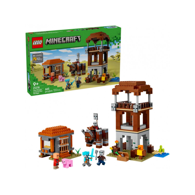 LEGO Minecraft - A Ravager at the Pillager Outpost (21278) LEGO Minecraft - A Ravager at the Pillager Outpost (21278)