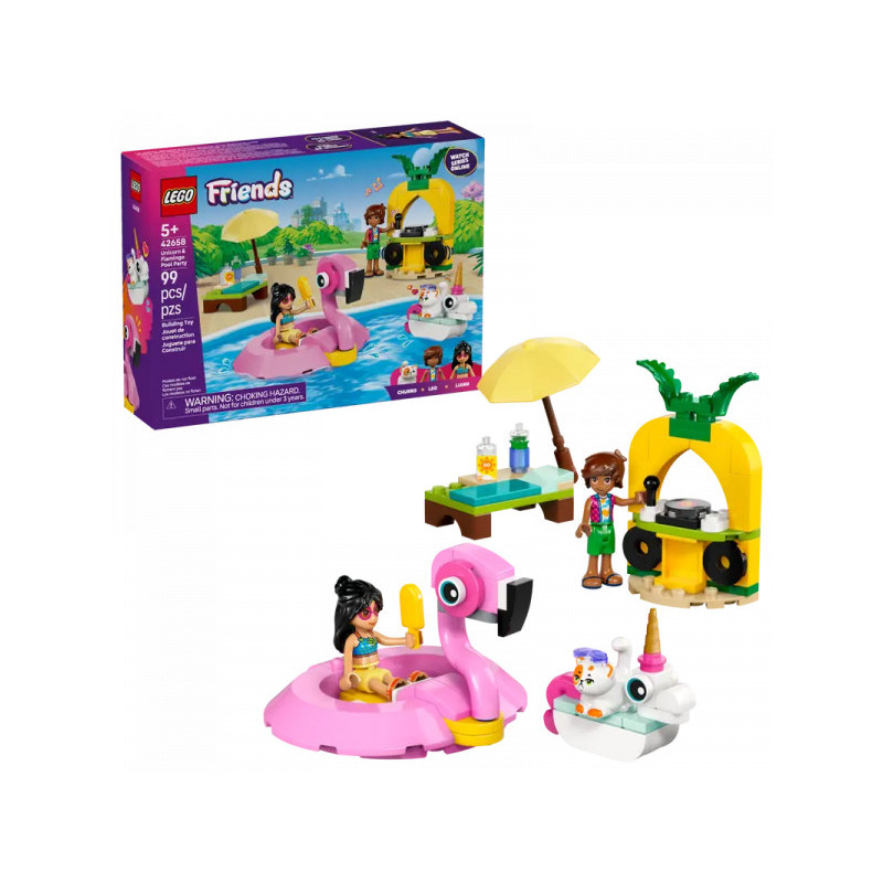 LEGO Friends - Unicorn and Flamingo Pool Party (42658)