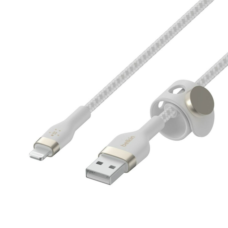 Cavo USB a Lightning Belkin CAA010BT3MWH Bianco 3 m