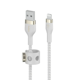 Cavo USB a Lightning Belkin CAA010BT3MWH Bianco 3 m