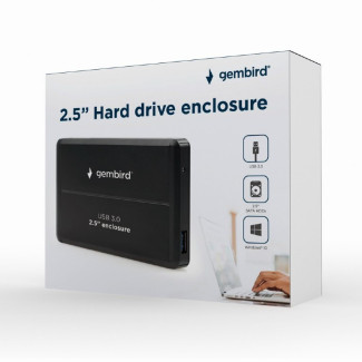 Gembird Boîtier USB 3.0 2.5\'\'. noir - EE2-U3S-2 