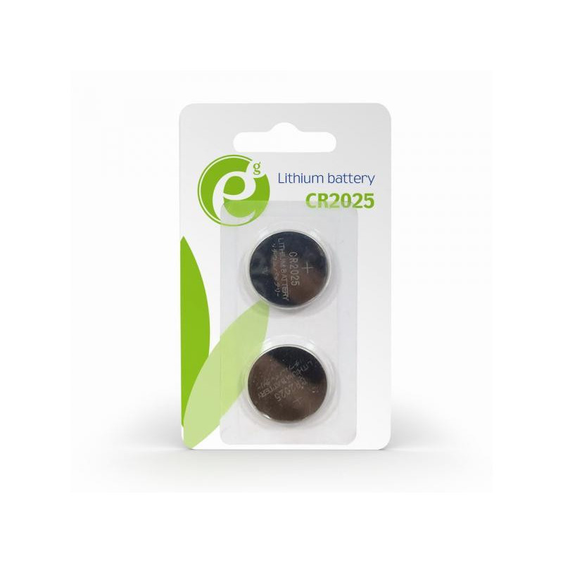 EnerGenie Pile bouton CR2025 - Pack de 2 - EG-BA-CR2025-01 