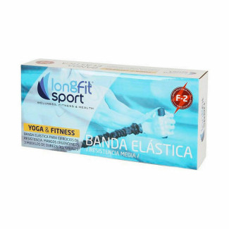 Banda elástica de resistencia LongFit Sport F2 Azul (4 Unidades)