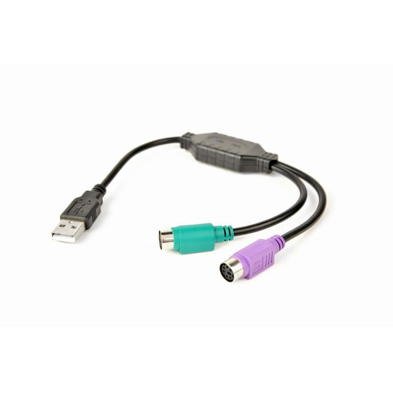 Convertisseur CableXpert USB vers PS/2 UAPS12-BK 