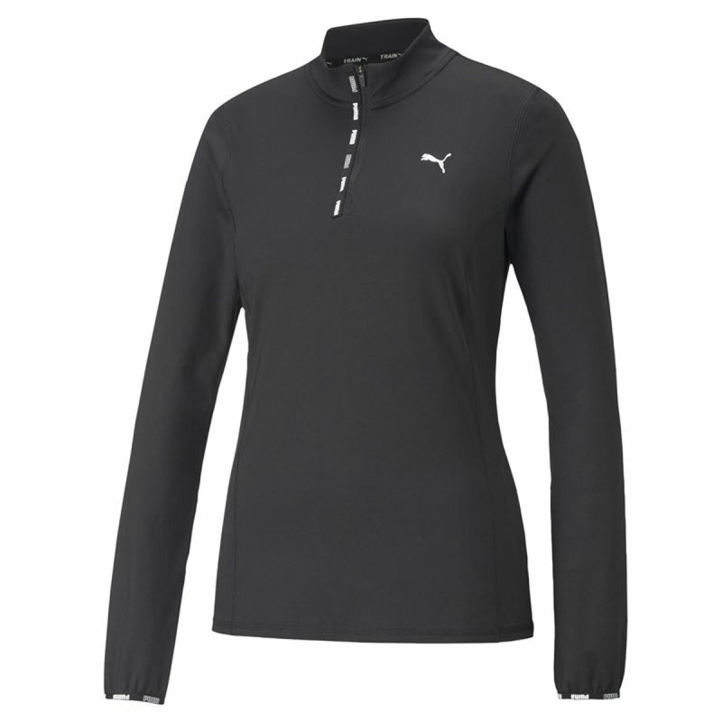 T-shirt à manches longues femme Puma Strong 1/4 Zip Noir