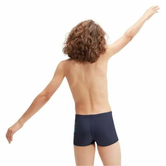 Jungen Badehose Speedo Plastisol Placement Dunkelblau