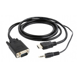 CableXpert 5 m - VGA - HDMI/3.5mm - Mâle - Mâle - 1920 x 1080 pixels CC-DP-HDMI-5M 