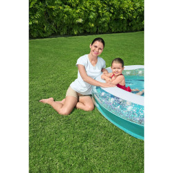 Bestway Piscina Gonfiabile Infantile Luminosa 150x125x43 cm +3 Anni Giardino 52489