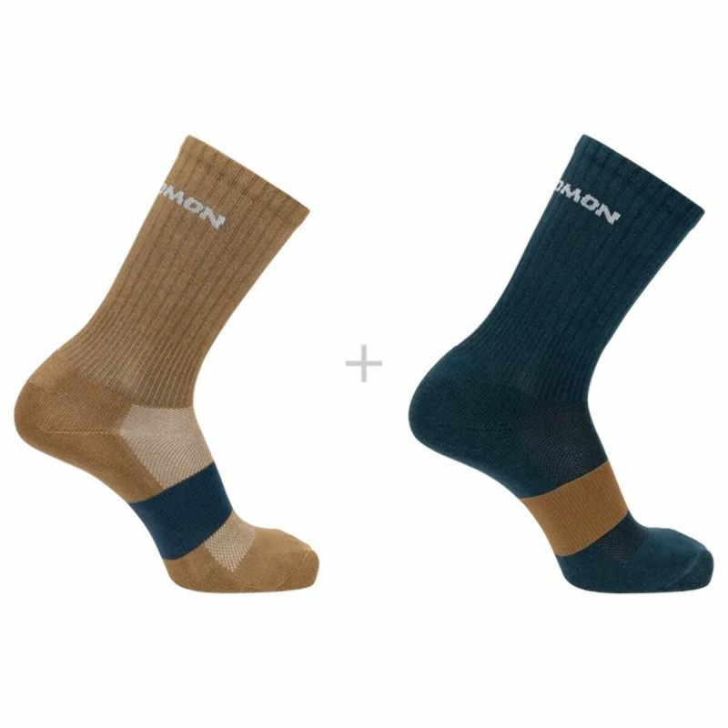 Sportsocken Salomon Light 2 Paar Braun Dunkelgrau