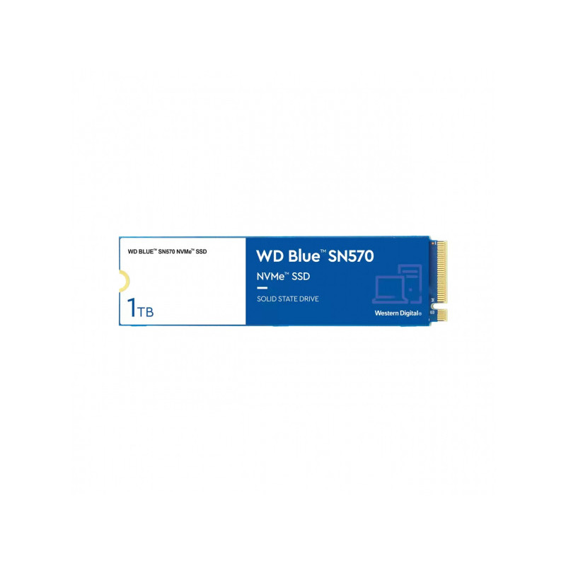 WD Disque dur SSD Bleu SN570 1To PCIe Gen3 NVMe WDS100T3B0C 