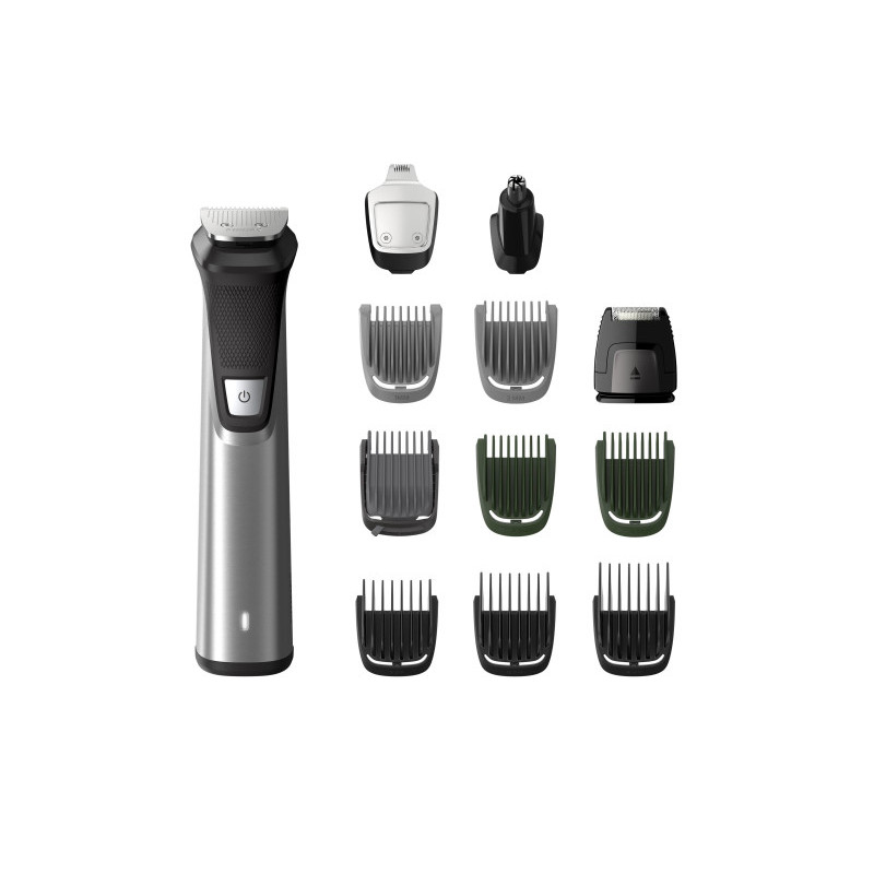 Philips Tondeuse 12-en-1 pour Visage. Cheveux et Corps  Multigroom series 7000 MG7735/15 