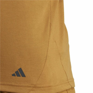 T-shirt à manches courtes homme Adidas Yoga Base Marron