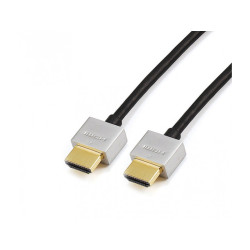 Reekin HDMI Câble - 2.0 Mètre - FULL HD Ultra Slim (Hi-Speed w. Ether.) 