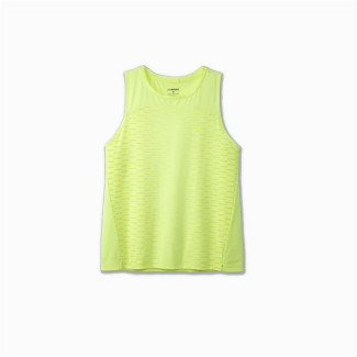 Maglia Smanicata da Donna Brooks Sprint Free 2.0 Giallo