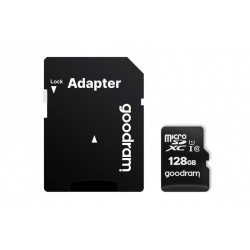 GOODRAM microSDHC 128GB Class 10 UHS-I + adapter M1AA-1280R12 