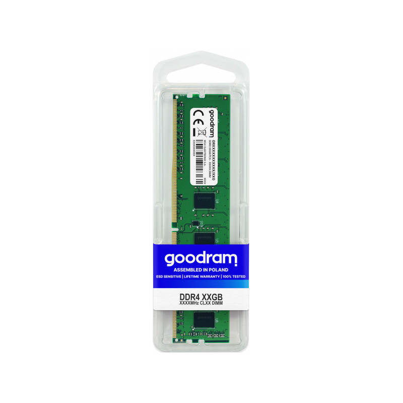 Goodram 8GB DDR4-RAM PC2266 CL19 1x8GB Single Rank GR2666D464L19S/8G 