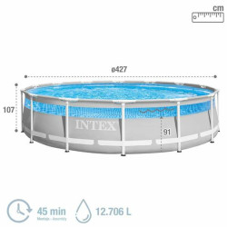 Piscine Démontable Intex 427 x 107 x 427 cm