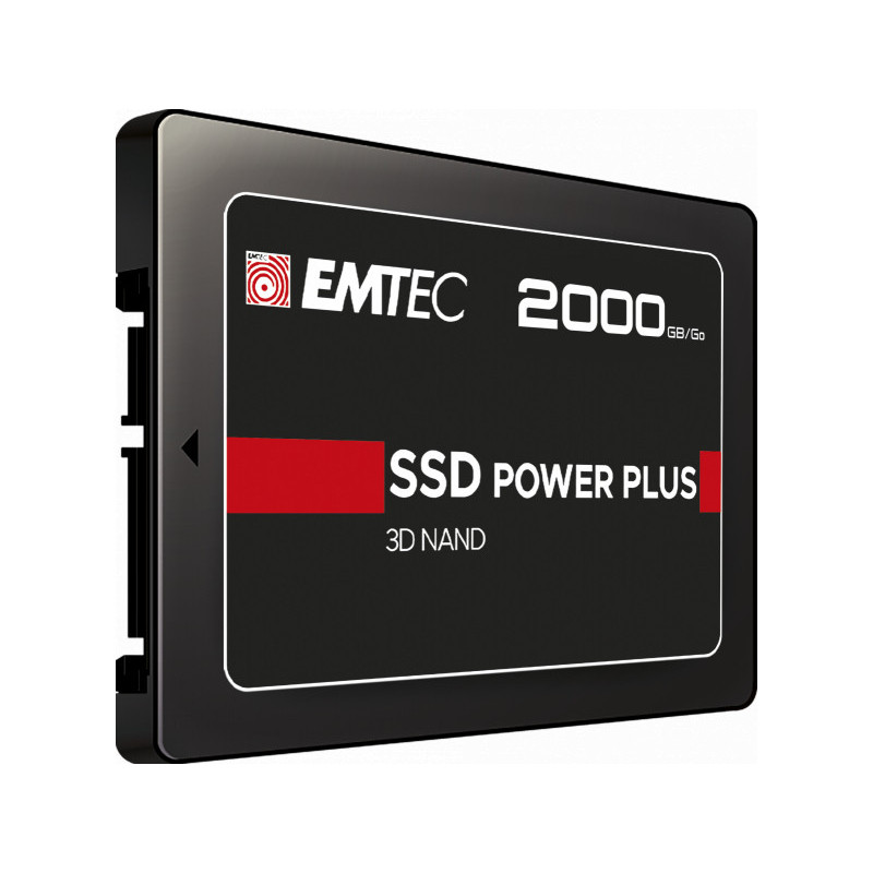 Emtec SSD interne X150 2TB 3D NAND 2.5 SATA III 500MB/sec ECSSD960GX150 