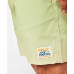 Costume da Bagno Uomo Rip Curl Alcion Volley Verde limone