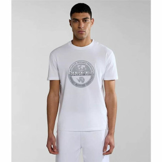 Maillot de Corps de Sport à Manches Coupe Napapijri S-Bollo Ss 1  Blanc