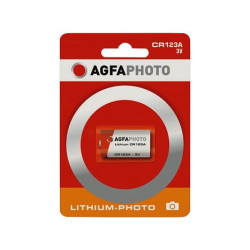 AGFAPHOTO Battery  Lithium. Photo. CR123A. 3V - Retail Blister (1-Pack) 