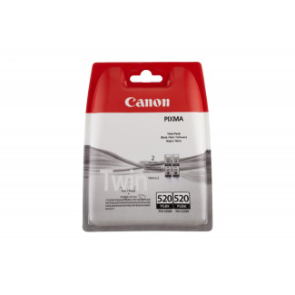 Canon Tinten Doppelpack PGI-520BK 19ml Black - 2932B012 