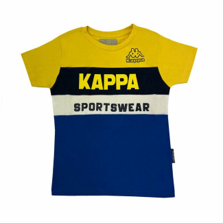 Camiseta de Manga Corta Infantil Kappa 8056M00058 Amarillo