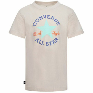 Maglia a Maniche Corte per Bambini Converse Core Sse Salmone