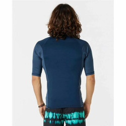 Maglia a Maniche Corte Uomo Rip Curl Waves Blu Marino